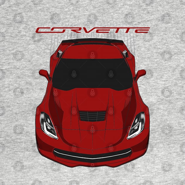 Corvette C7 - Long Beach Red by V8social